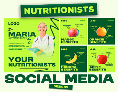 Instagram post design for nutritionists brand design branding clean design design fruite graphic design graphic designer health instagram post nutritionist post design post designer visual design