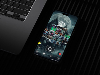 The Exorcist Slot Game animation app app design betting branding casino design gambling game design gaming graphic design illustration logo mobile game motion graphics slot game typography ui ux vector