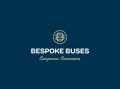 Bespoke Buses - Brand Identity bespoke buses bournemouth brand identity campervan campervan conversions campervan logo dorset graphic design logo logo design monogram samhodsondesign volkswagen