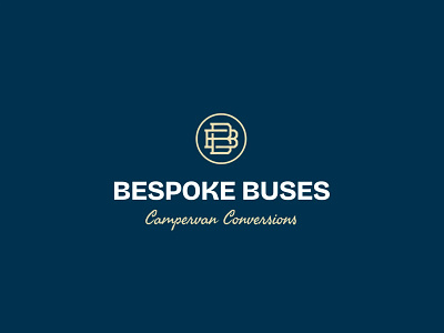 Bespoke Buses - Brand Identity bespoke buses bournemouth brand identity campervan campervan conversions campervan logo dorset graphic design logo logo design monogram samhodsondesign volkswagen