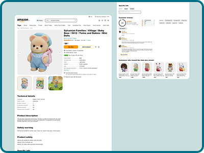 Amazon product page redesign amazon e commerce marketplace product design redesign retail retailtech review design shopping ui ui design uiux user experience user interface ux web design web interface