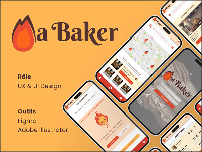 Ma Baker Prototype - UX Design branding figma logo ui ux design wireframe