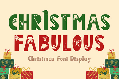 Christmas fabulous beautiful branding christmas design display font font design graphic design handwritten illustration logo ui