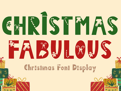 Christmas fabulous beautiful branding christmas design display font font design graphic design handwritten illustration logo ui