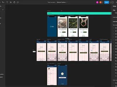 Mobile App UI - WIP app design app ui dashboard design design design thinking figma human centred design mobile apps product design saas platform ui saas ui ui ui design
