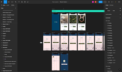 Mobile App UI - WIP app design app ui dashboard design design design thinking figma human centred design mobile apps product design saas platform ui saas ui ui ui design