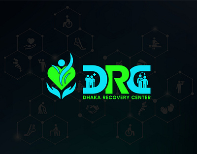 DHAKA RECOVERY CENTER (Logo Design) 3d logo best logo branding clinic logo creative logo design flat logo graphic design hospital logo logo logo design logo designer logodesign logos logotipo logotype minimalist logo modern logo rehab logo unique logo