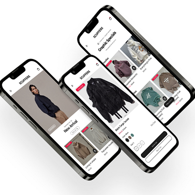 Minimalistic E-commerce App Design for Clothing Brand 3d app design branding clothing brand design e commerce figma graphic design logo minimal mobile app mobile app design mobile app ui product page ui uiux vector website