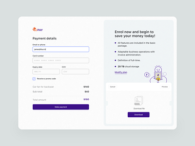 Invoicing & Billing billing checkout invoice payment ui uiux webapp