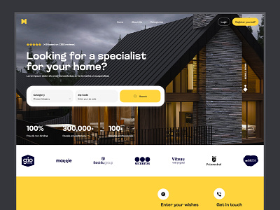 Property Landing page | Welldux branding dark design figma homepage illustration landing page property ui uiux welldux