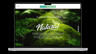 Nature&Harmonie graphic design natural ui webdesign