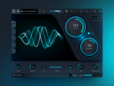 Metapitch - Audio Plugin 🎶 audio interface plugin productdesign