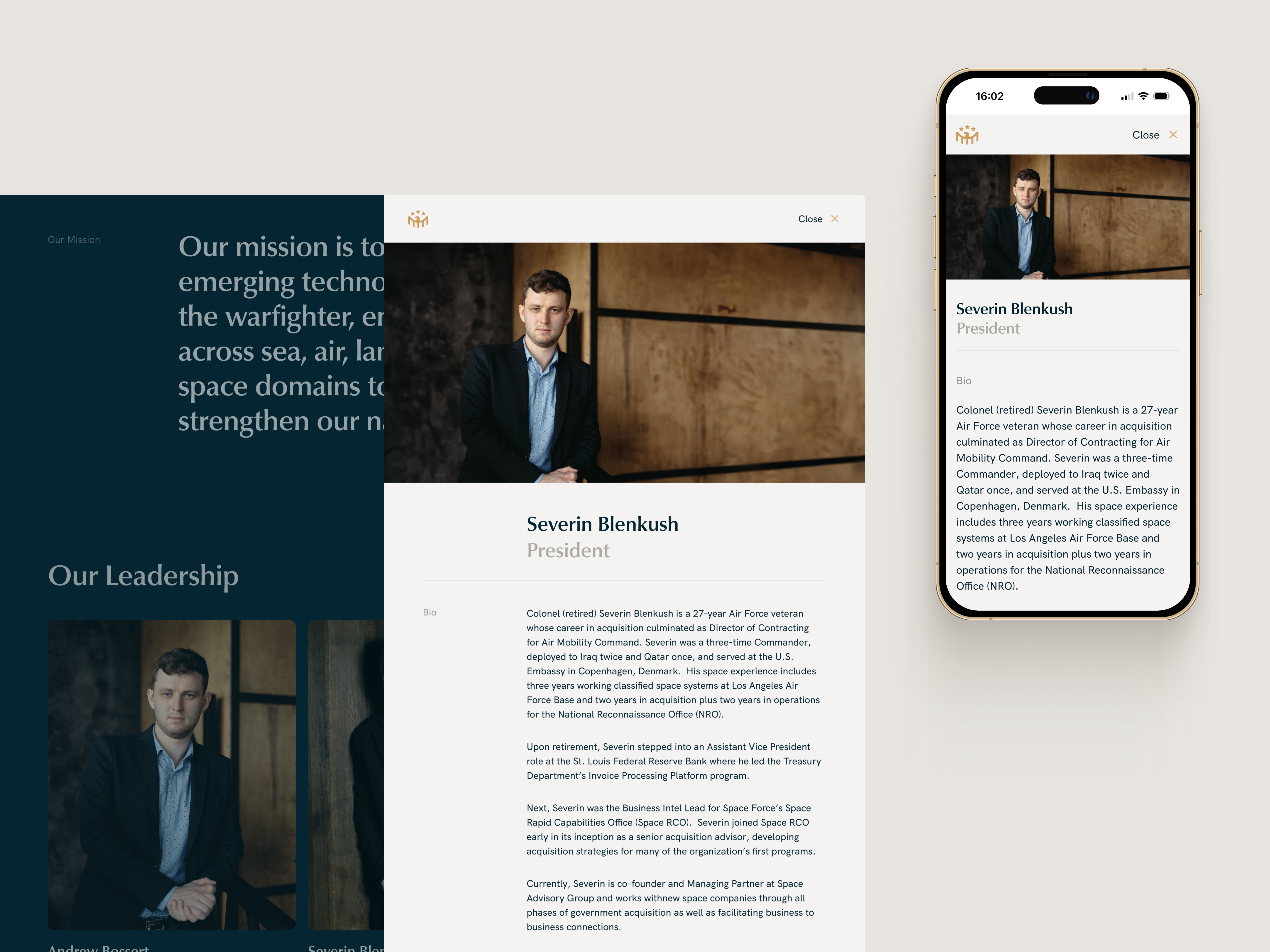 Saratoga - Leadership Bio Pages
