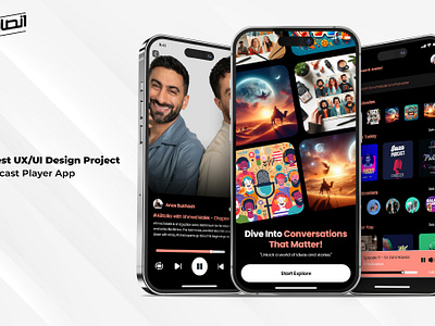 🌟 Latest UX/UI Design Project: Podcast Player App 🎙️ cleandesign figmadesign interactiondesign mobileui podcastapp podcastlistening uidesign uiinspiration userexperience uxdesign