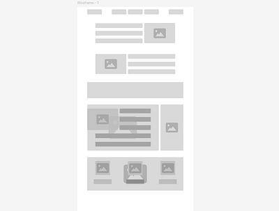 Wireframe for NEWS and Blog websites design figma graphic design ui webdesign wireframe