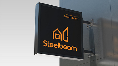 Steelbeam-Brand Identity branding design graphic design logo typography ui vector