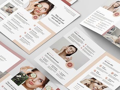 Beauty Studio Brochure Design branding bro graphic design