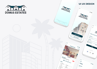 Domus Estates - Mobile App Design graphic design mobile app design ui ux