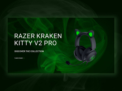 Banner for Razer Company ads banner branding design headphones photoshop ui ux