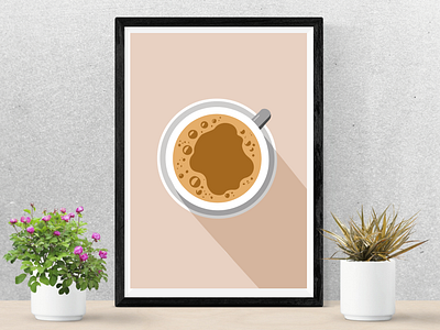 Cozy Mornings art print best designs boho brew canva coffee coffee illustration illustration morning mug pastel print soft colors