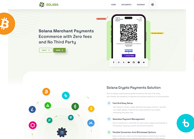 Solana crypto graphic design payment ui