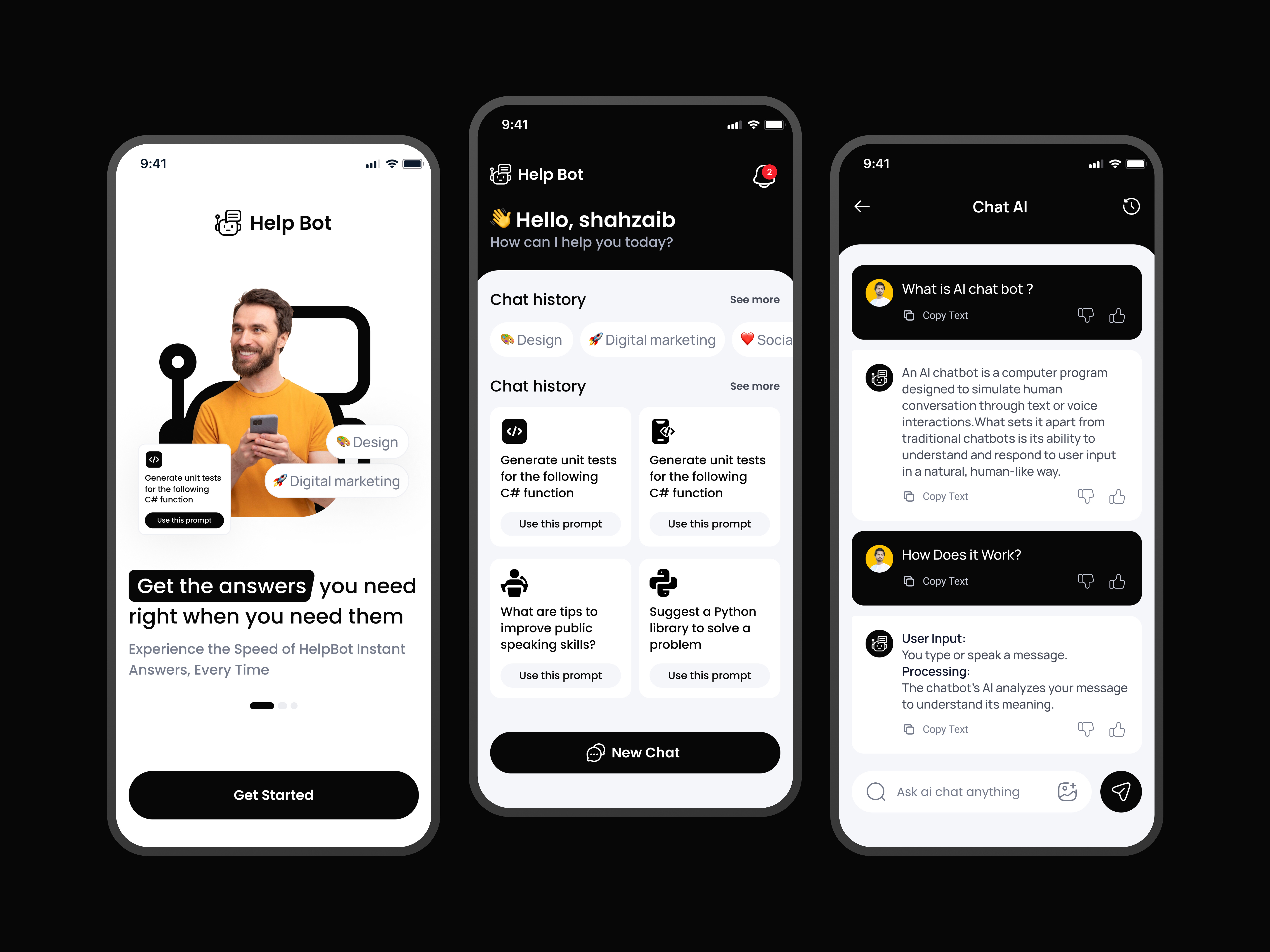 Example of Mobile App Design 