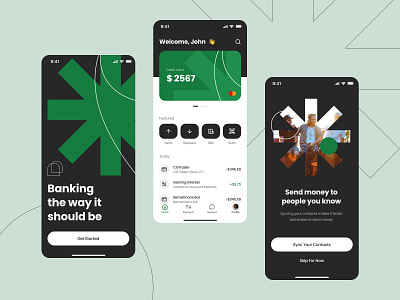 Mobile Banking App analytics app bank bank app banking card app credit card e wallet finance finance app financial fintech investment app mobile money money transfer personal finance product design ui web