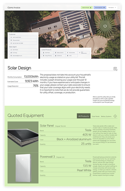 Gizmo Invoice - Proposal Invoicing Frontend (concept) branding clean concept crm flat gizmo minimal sketch ui ux