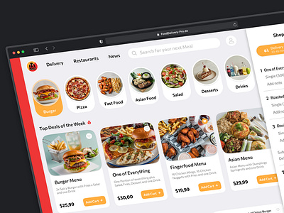 DailyUI 40 Food Order blockchain branding crypto dailyui dailyui 40 design food order graphic design illustration ios logo nft ui vector web