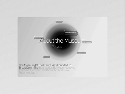 Website for the AI Art Museum branding design graphic design illustration lending page logo ui uiux web web design