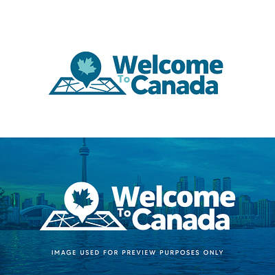 Welcome to Canada logo design