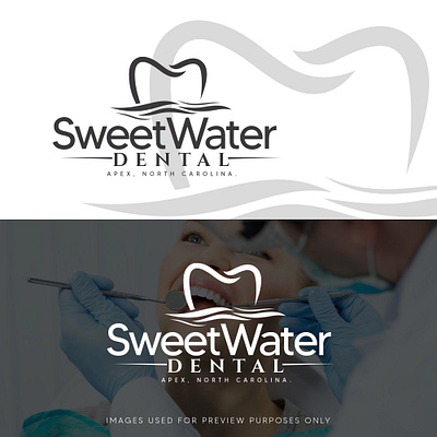 SweetWater Dental logo design.