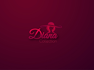 Beauty Collection - Logo 3d beauty product logo design branding deep crimson brand identity diana collection branding elegant script font logo feminine beauty collection logo graphic design high end beauty collection logo logo luxurious cosmetics branding luxury beauty logo design minimalist beauty brand logo minimalist fashion logo modern script typography logo premium skincare logo red and crimson logo design script and thin font logo sophisticated beauty logo ui