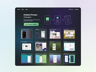 ❤️ Portfolio page servicedisignclub uicamp uicampw24