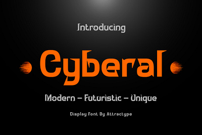 Cyberal - Modern Futuristic Unique Font banner