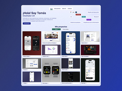 Portfolio page diseño ui figma portfolio design service design club ui ui camp ui camp w24 ui design web design
