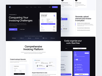 Fintech SaaS Landing Page fintech saas fintech website design framer landing page saas saas landing page saas ui saas website web design website design