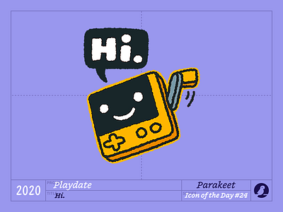 Icon of the Day #24 console cute icon icons illustration kawaii playdate smile