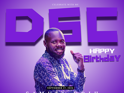 Happy Birthday CEO De-Samix Crew graphic design