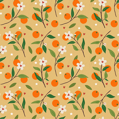 Orange Pattern illustration