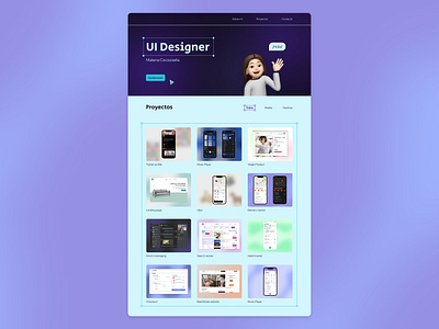 Portfolio design ui ux