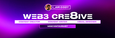 Web3 Cre8ive graphic design