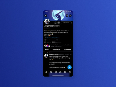 Recreá el perfil de Twitter service design club ui camp ui camp w24