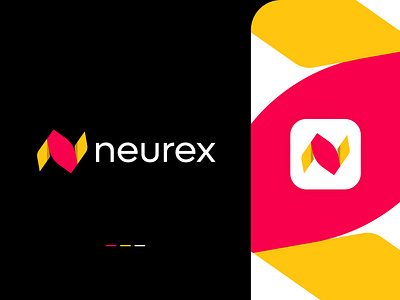 Neurex Modern Logo Design abstract logo app icon brand identity branding creative logo gradient logo letter n logo logo design neurex logo design