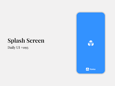 Splash Screen - Daily UI #093 daily ui daily ui 93 figma mobile app design onboarding splash screen ui ui design uiux uiux design