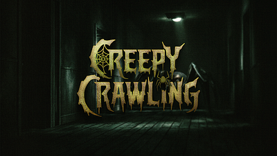 Creepy Crawling Logos 2d 2dart game logo gameart gamelogo horror horrorlogo logo logodesign