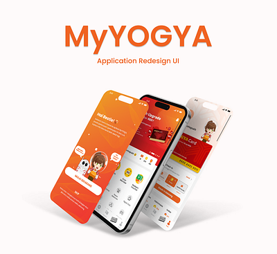 Redesign Customer Loyalty Application - MyYOGYA customer loyalty design mobile application ui ux