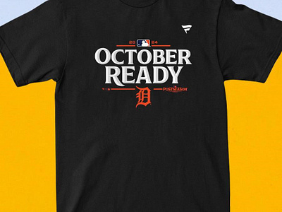 Official Detroit Tigers October Ready 2024 MLB Postseason Locker design jamesandersonshops mlb postseason shirt tigers trending