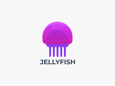 JELLYFISH branding design graphic design icon jelly fish coloring jellyfish jellyfish logo