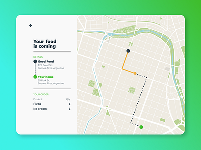 Daily UI #020 - Location Tracker daily ui design food location location tracker ui ui design ux ux design web design